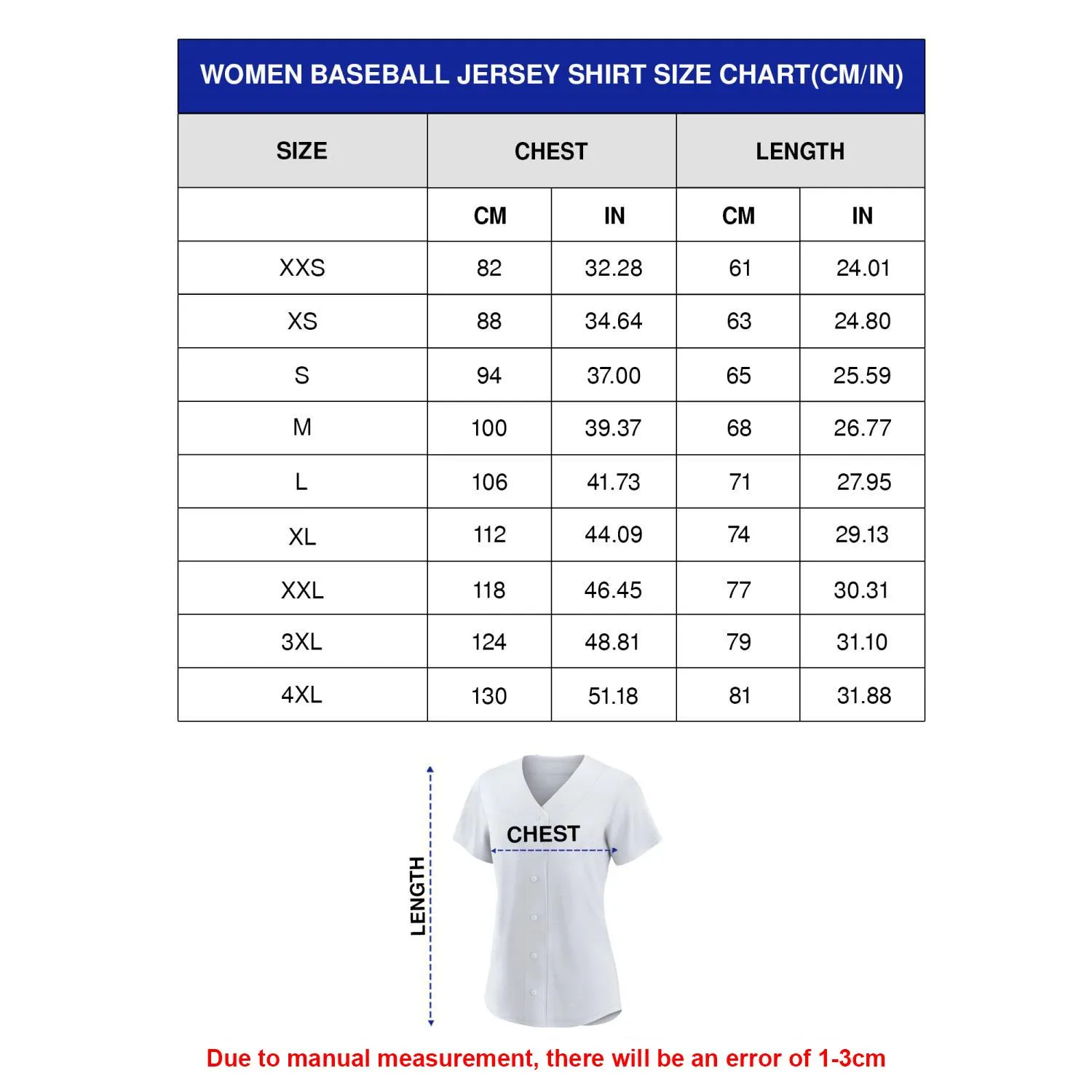 Women Size Chart