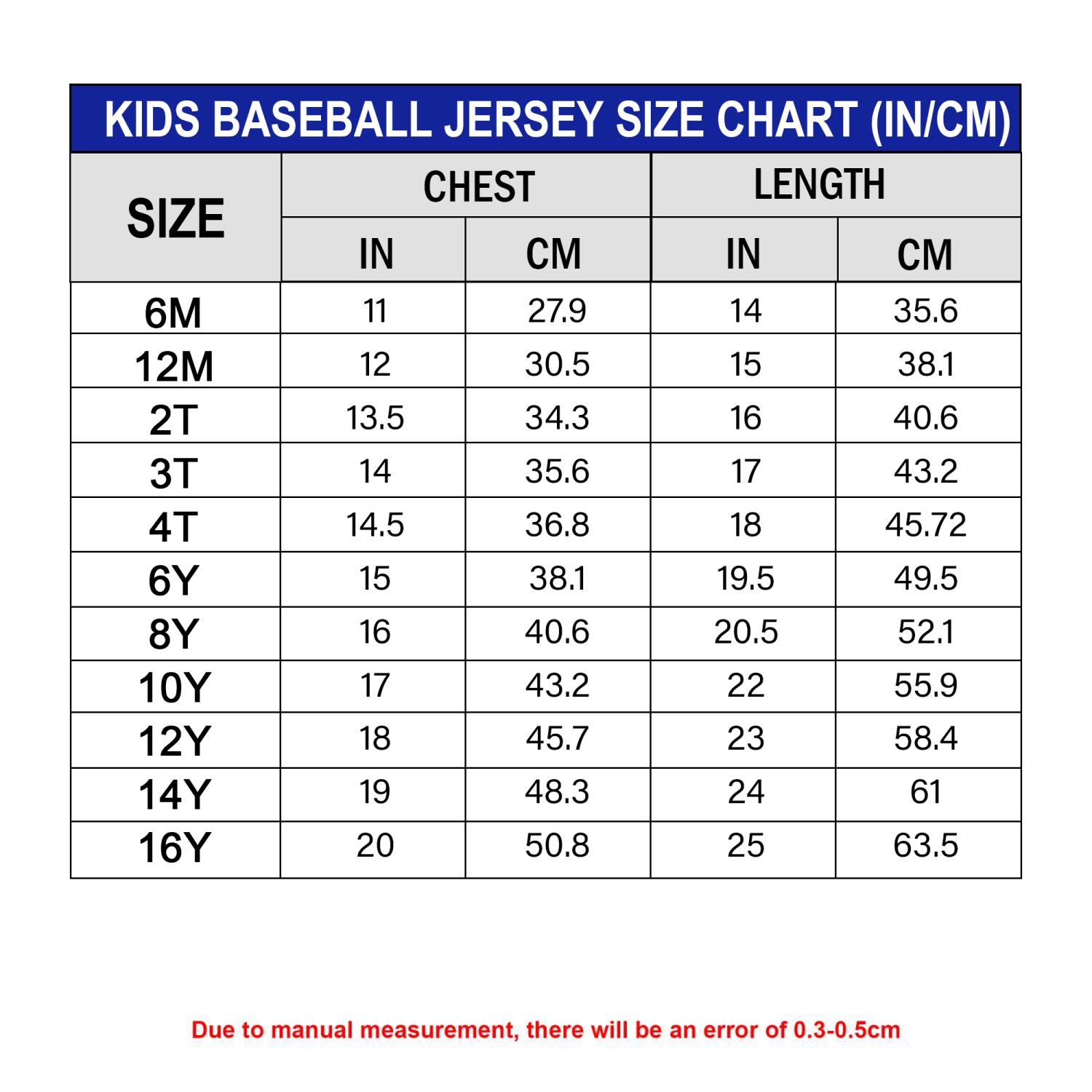 Kid Size Chart