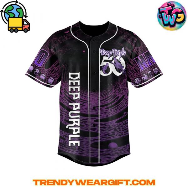 Deep Purple Baseball Jersey