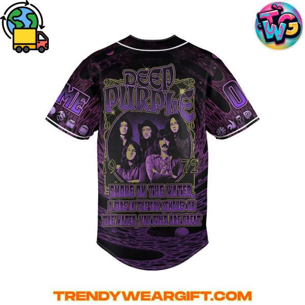 Deep Purple Baseball Jersey