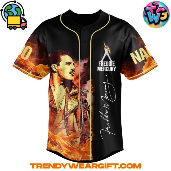 Freddie Mercury Baseball Jersey Shirt