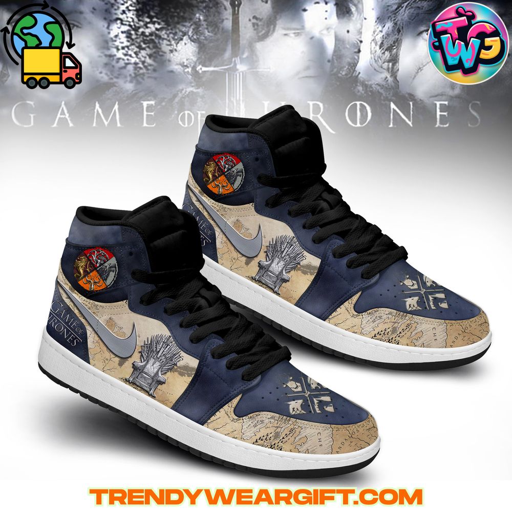 Game of Thrones Air Jordan 1 Sneaker Game of Thrones Air Jordan 1 Sneaker