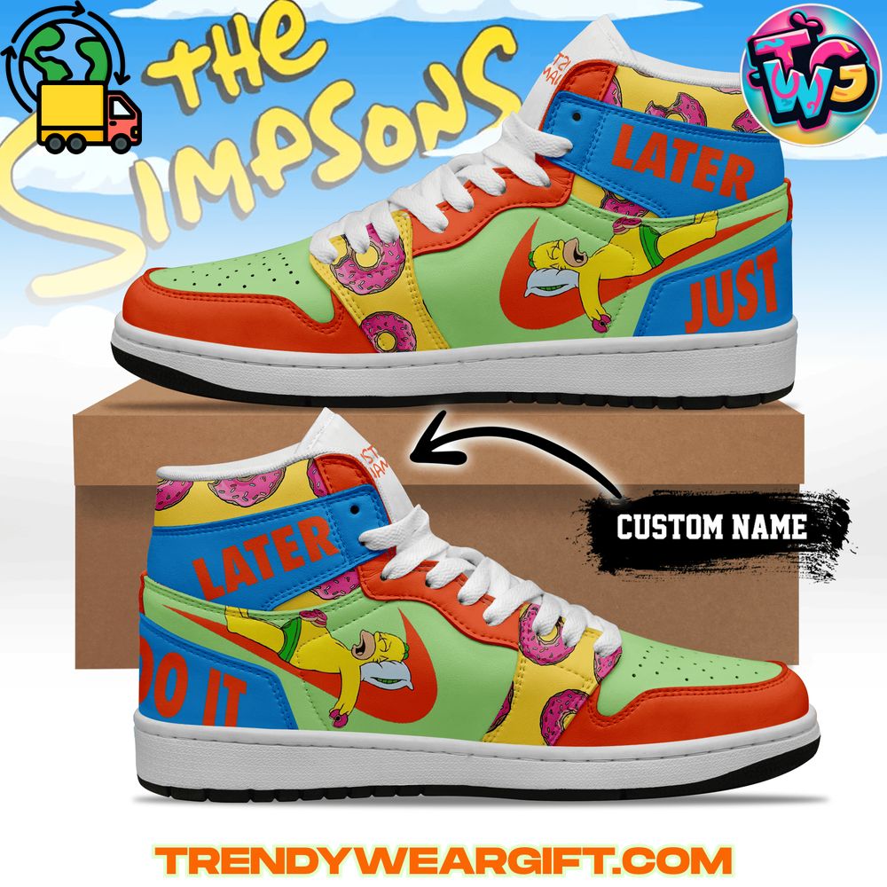 The Simpsons Air Jordan 1 Sneaker The Simpsons Air Jordan 1 Sneaker
