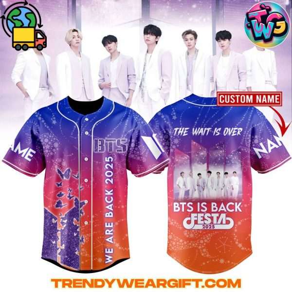 BTS Festa 2025 Baseball Jersey