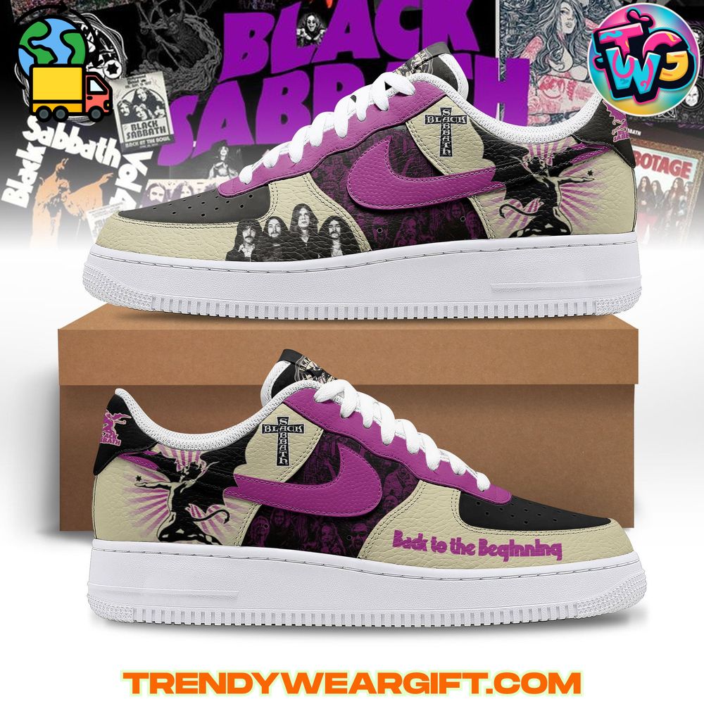 Black Sabbath Air Force 1 Sneaker Black Sabbath Air Force 1 Sneaker