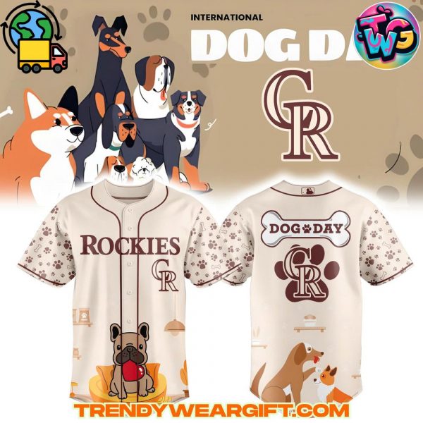Colorado Rockies MLB x Dog Day Baseball Jersey