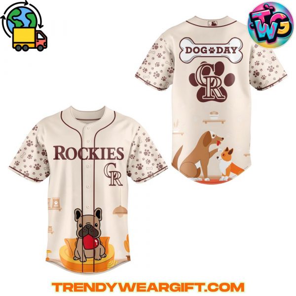 Colorado Rockies MLB x Dog Day Baseball Jersey