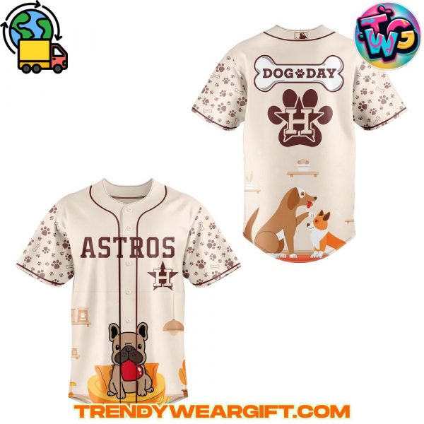 Houston Astros MLB x Dog Day Baseball Jersey