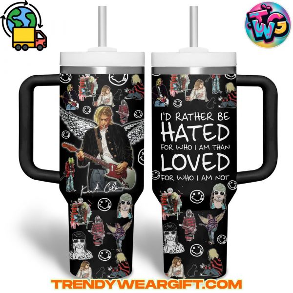 Kurt Cobain Stanley Tumbler Cup