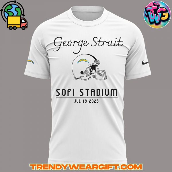 Los Angeles Chargers NFL x George Strait White T-shirt