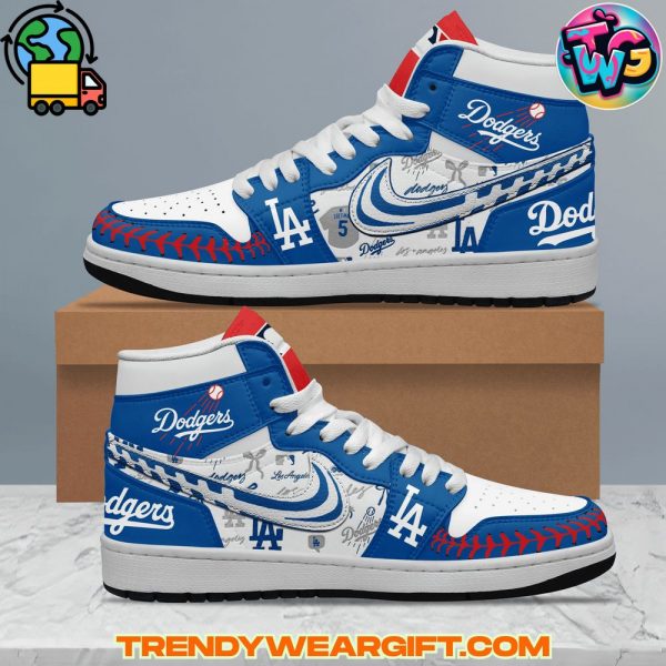 Los Angeles Dodgers MLB Air Jordan 1 Sneaker