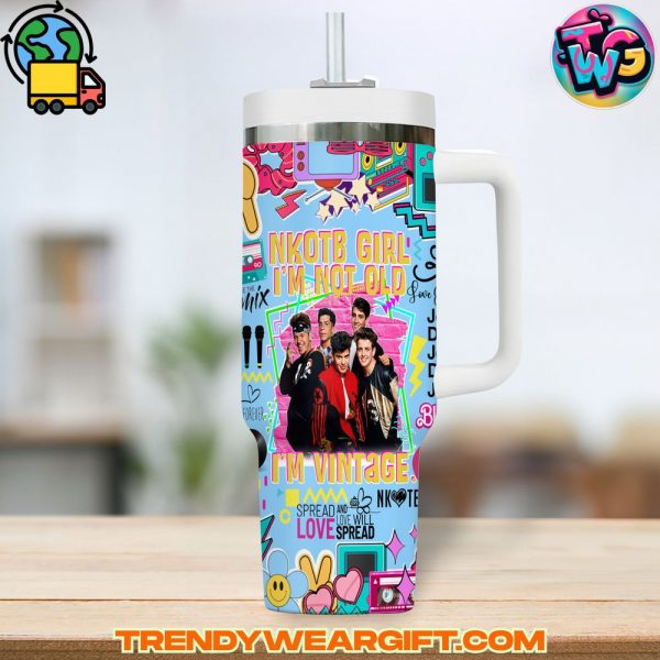New Kids on the Block Baseball Stanley Tumbler Cup