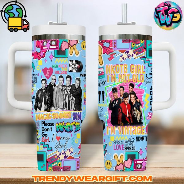 New Kids on the Block Baseball Stanley Tumbler Cup