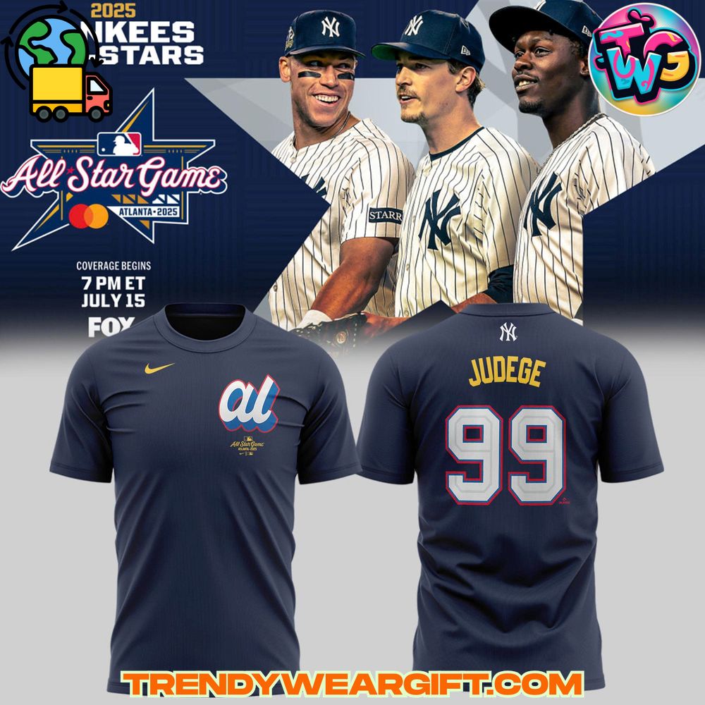 New York Yankees MLB Aaron Judge 2025 All-Star T-shirt