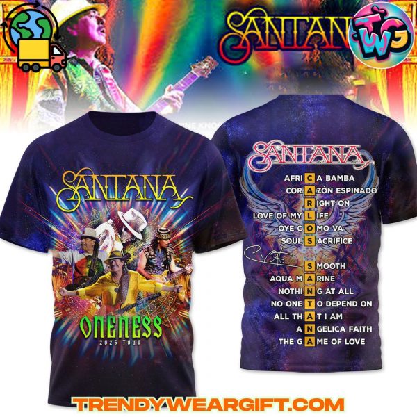 Santana Oneness Tour T-shirt