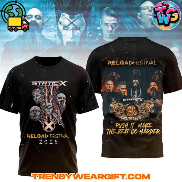 Static-X Reload Festival T-shirt
