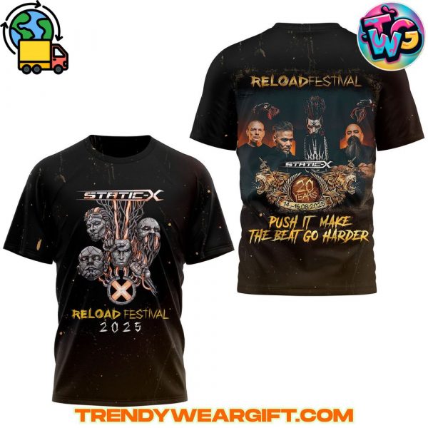 Static-X Reload Festival T-shirt