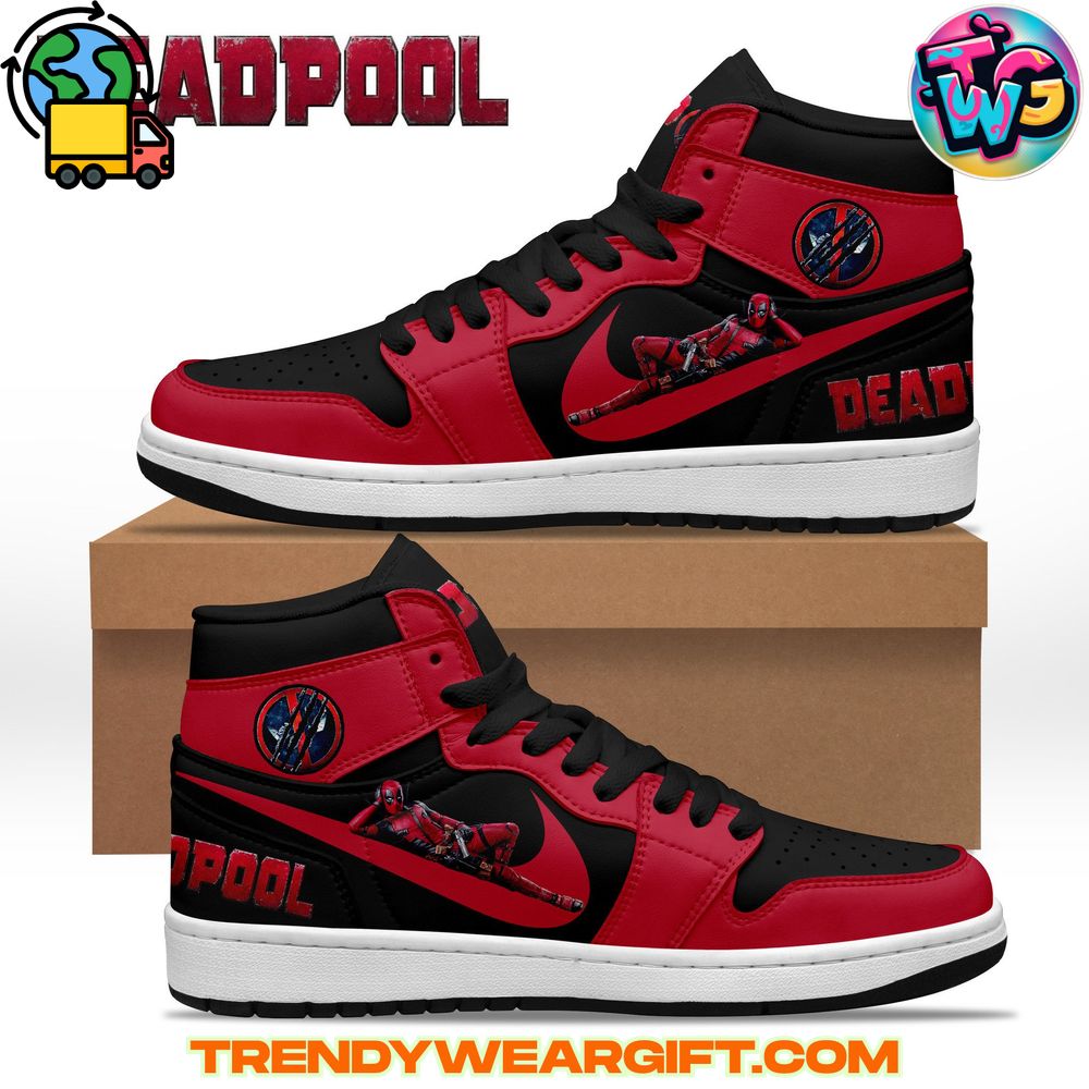 Deadpool Air Jordan 1 Sneaker Deadpool Air Jordan 1 Sneaker