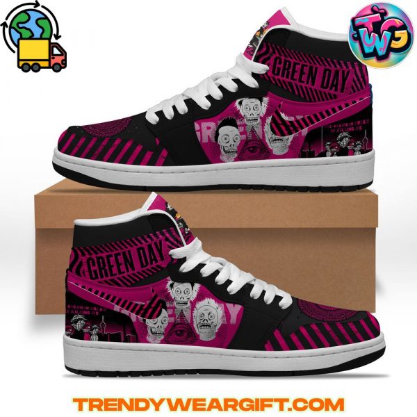 Green Day Air Jordan 1 Sneaker