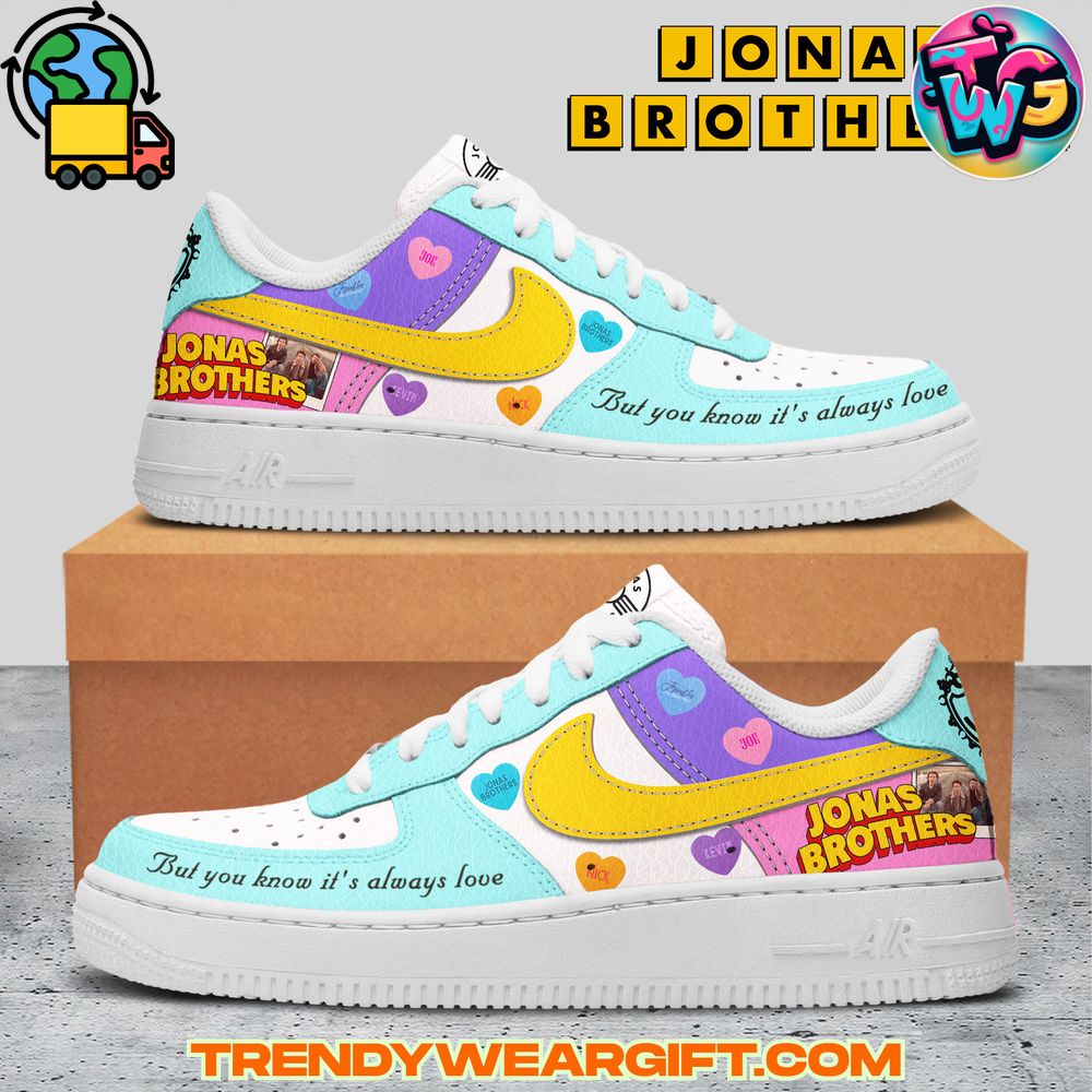 Jonas Brothers Air Force 1 Sneaker Jonas Brothers Air Force 1 Sneaker