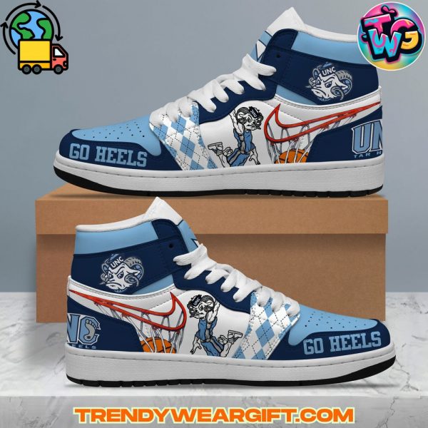 North Carolina Tar Heels Basketball Team Air Jordan 1 Sneaker