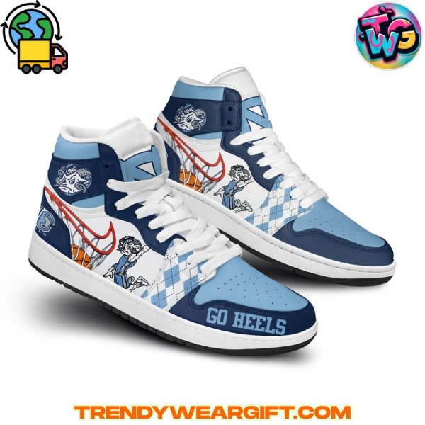 North Carolina Tar Heels Basketball Team Air Jordan 1 Sneaker