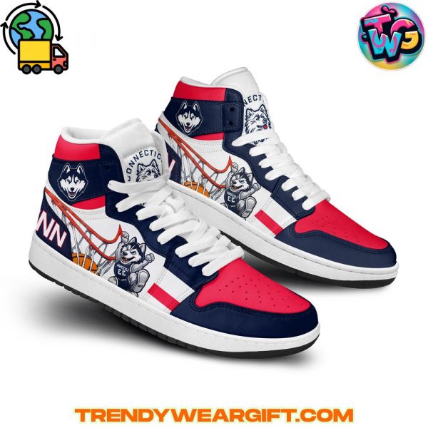UConn Huskies Basketball Team Air Jordan 1 Sneaker