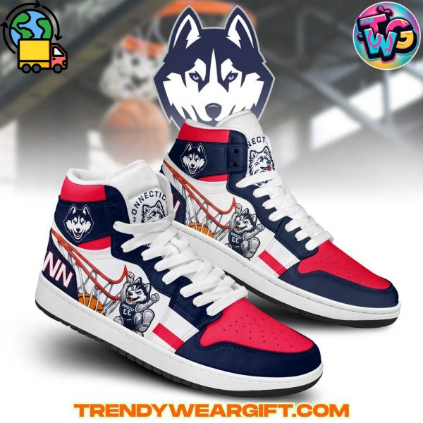 UConn Huskies Basketball Team Air Jordan 1 Sneaker