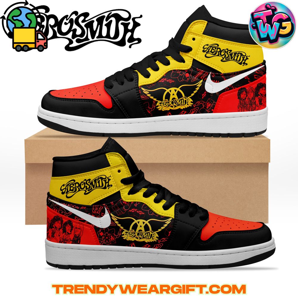 Aerosmith Air Jordan 1 Sneaker Aerosmith Air Jordan 1 Sneaker