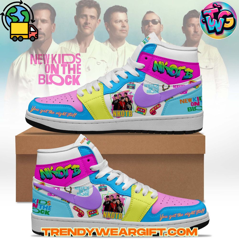 New Kids on the Block Air Jordan 1 Sneaker New Kids on the Block Air Jordan 1 Sneaker